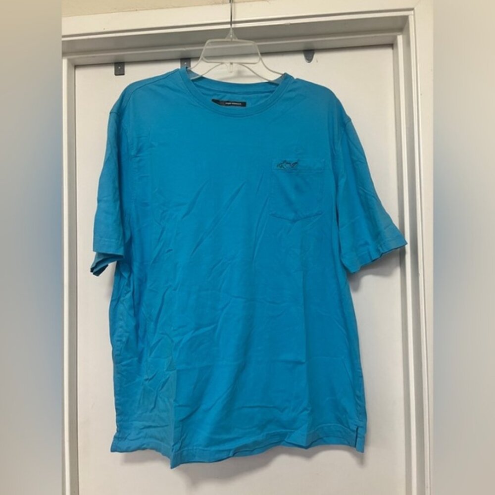 Greg Norman short sleeve pocket tshirt - size XL - turquoise